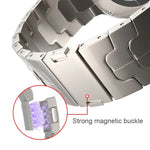 Magnetic Buckle Titanium Alloy Watch Band, For Apple Watch SE 2023 44mm, For Apple Watch Ultra 2 49mm, For Apple Watch Series 9 45mm, For Apple Watch Ultra 49mm, For Apple Watch Series 8 45mm, For Apple Watch SE 2022 44mm, For Apple Watch Series 7 45mm...