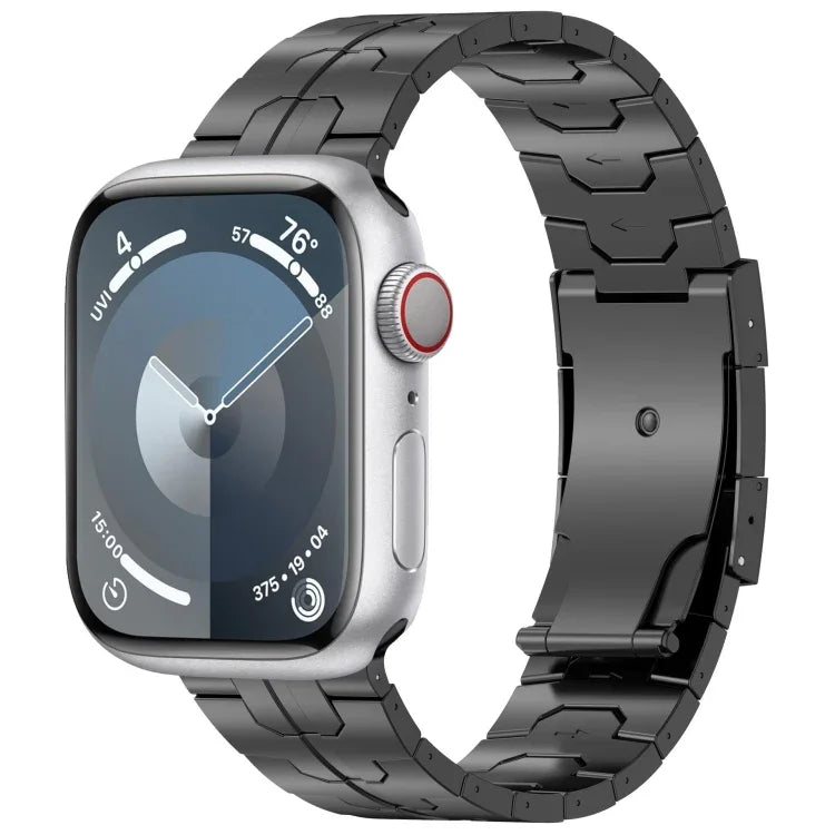Turtle Buckle Titanium Alloy Watch Band, For Apple Watch SE 2023 44mm, For Apple Watch SE 2023 40mm, For Apple Watch Ultra 2 49mm, For Apple Watch Series 9 45mm, For Apple Watch Series 9 41mm, For Apple Watch Ultra 49mm, For Apple Watch Series 8 41mm  ...