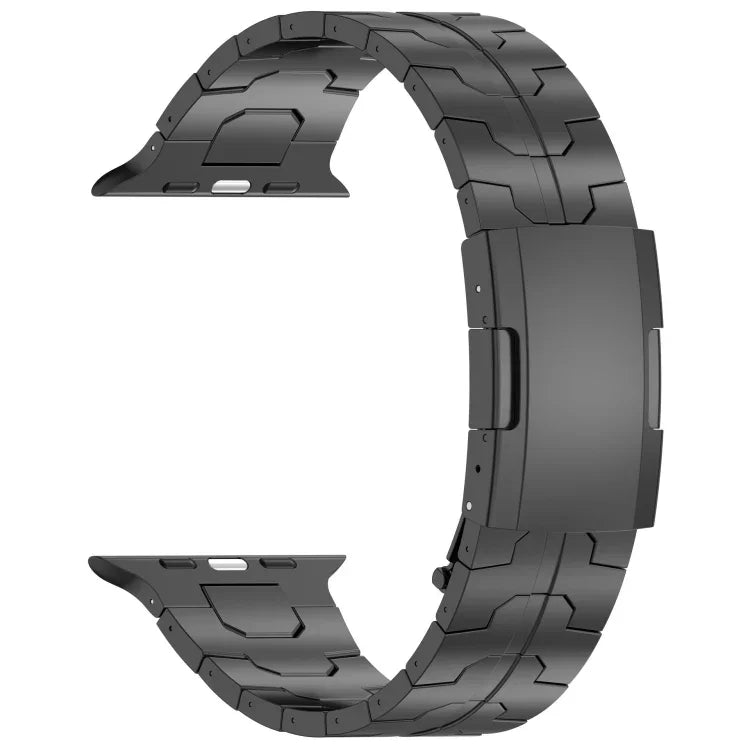 Turtle Buckle Titanium Alloy Watch Band, For Apple Watch Series 5 44mm, For Apple Watch Series 5 40mm, For Apple Watch Series 4 44mm, For Apple Watch Series 4 40mm, For Apple Watch Series 3 38mm, For Apple Watch Series 3 42mm