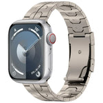 Turtle Buckle Titanium Alloy Watch Band, For Apple Watch Series 5 44mm, For Apple Watch Series 5 40mm, For Apple Watch Series 4 44mm, For Apple Watch Series 4 40mm, For Apple Watch Series 3 38mm, For Apple Watch Series 3 42mm
