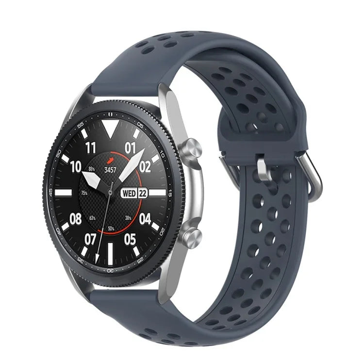 R850 Silicone Sports Solid Color Strap, Size: Free Size 20mm, For Galaxy Watch 3 41mm