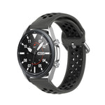 Silicone Sports Solid Color Strap, Size: Free Size 22mm, For Galaxy Watch 3 45mm