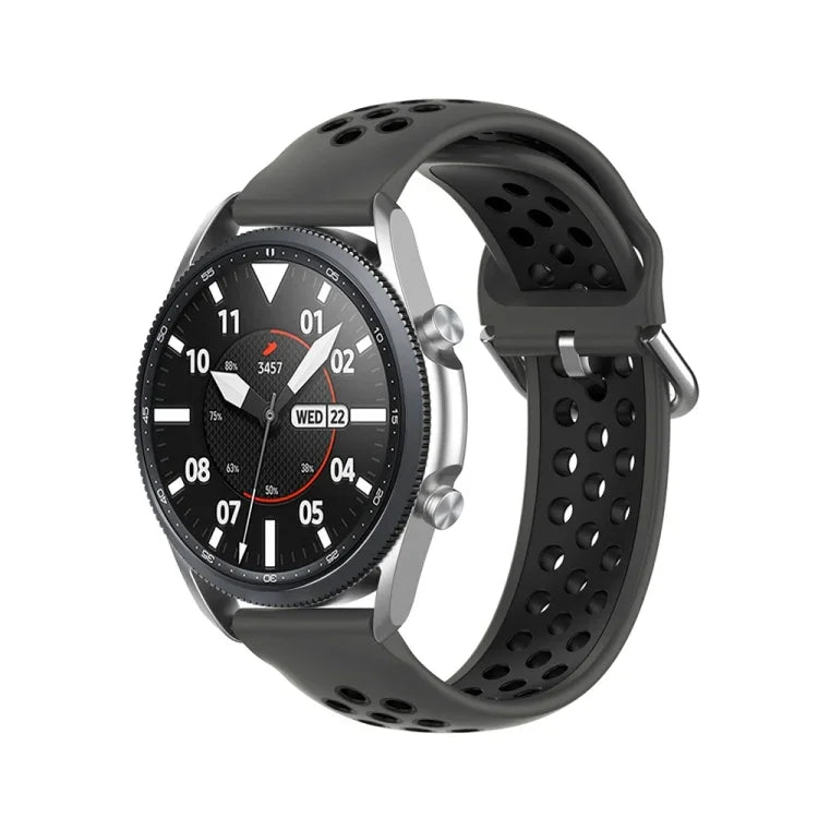 Silicone Sports Solid Color Strap, Size: Free Size 22mm, For Galaxy Watch 3 45mm