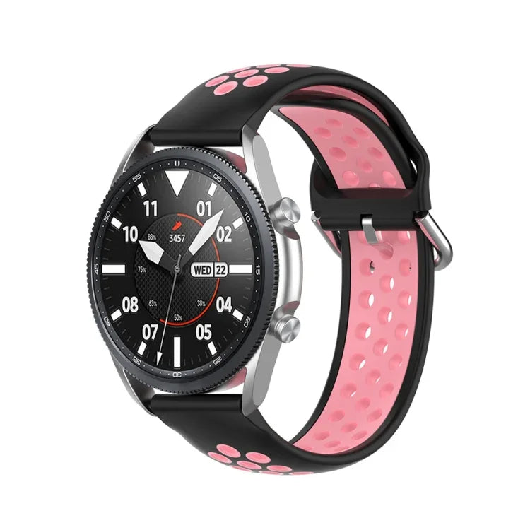 Silicone Sports Solid Color Strap, Size: Free Size 22mm, For Galaxy Watch 3 45mm