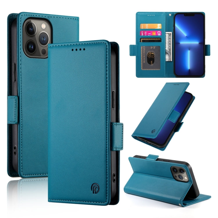 Side Buckle Magnetic Frosted Leather Phone Case, For iPhone 13 Pro Max, For iPhone 13 Pro, For iPhone 13, For iPhone 13 mini, For iPhone 12 / 12 Pro, For iPhone 12 Pro Max