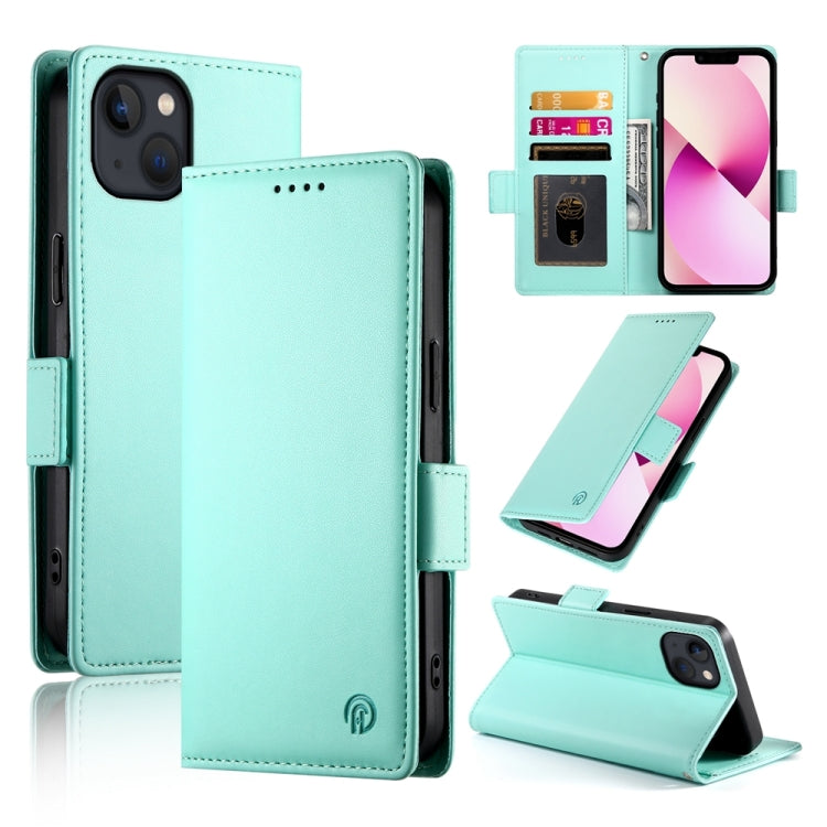 Side Buckle Magnetic Frosted Leather Phone Case, For iPhone 13 Pro Max, For iPhone 13 Pro, For iPhone 13, For iPhone 13 mini, For iPhone 12 / 12 Pro, For iPhone 12 Pro Max