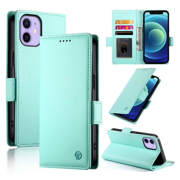 Side Buckle Magnetic Frosted Leather Phone Case, For iPhone 12 mini, For iPhone 11 Pro Max, For iPhone 11, For iPhone 11 Pro, For iPhone X / XS, For iPhone XR