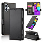 Side Buckle Magnetic Frosted Leather Phone Case, For iPhone 17e / 16e, For iPhone 17 Pro Max, For iPhone 17 Pro, For iPhone 17, For iPhone Air, For iPhone 16 Pro Max