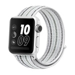Nylon Loop Watchband, For Apple Watch Series 8&7 41mm / SE 2&6&SE&5&4 40mm / 3&2&1 38mm, For Apple Watch Ultra 49mm / Series 8&7 45mm / SE 2&6&SE&5&4 44mm / 3&2&1 42mm, For Apple Watch Series 7 45mm / 6 & SE & 5 & 4 44mm / 3 & 2 & 1 42mm               ...