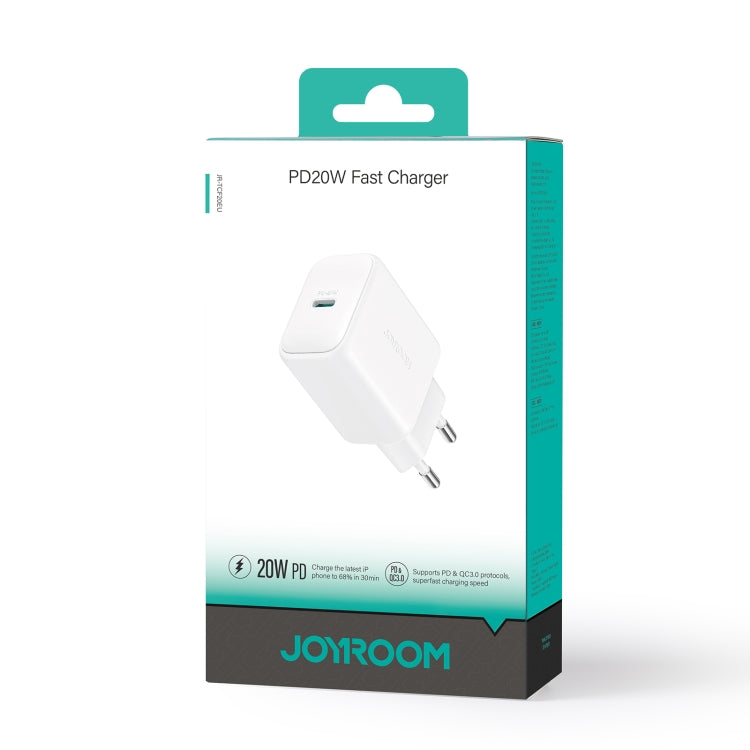 JOYROOM JR-TCF20 PD20W USB-C / Type-C Port Charger, EU Plug