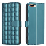 Square Texture Leather Phone Case, For iPhone 15 Plus / 14 Plus, For iPhone 15, For iPhone 14 / 13, For iPhone 14 Pro, For iPhone 14 Pro Max, For iPhone SE 2022 / SE 2020 / 8 / 7, For iPhone 13 Pro Max, For iPhone 13 Pro