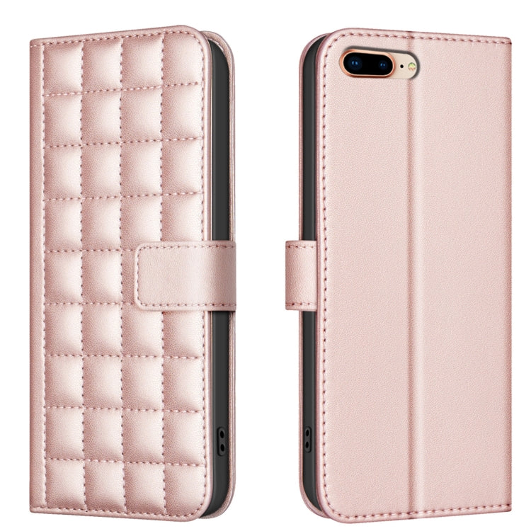 Square Texture Leather Phone Case, For iPhone 15 Plus / 14 Plus, For iPhone 15, For iPhone 14 / 13, For iPhone 14 Pro, For iPhone 14 Pro Max, For iPhone SE 2022 / SE 2020 / 8 / 7, For iPhone 13 Pro Max, For iPhone 13 Pro