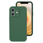 Precise Hole Liquid Silicone Jelly Color Full Coverage Phone Case, For iPhone 12