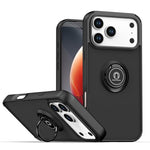 Q Shadow 1 Series TPU + PC Phone Case with Ring, For iPhone 17e / 16e, For iPhone 17 Pro Max, For iPhone 17 Pro, For iPhone 17, For iPhone Air, For iPhone 16 Pro Max