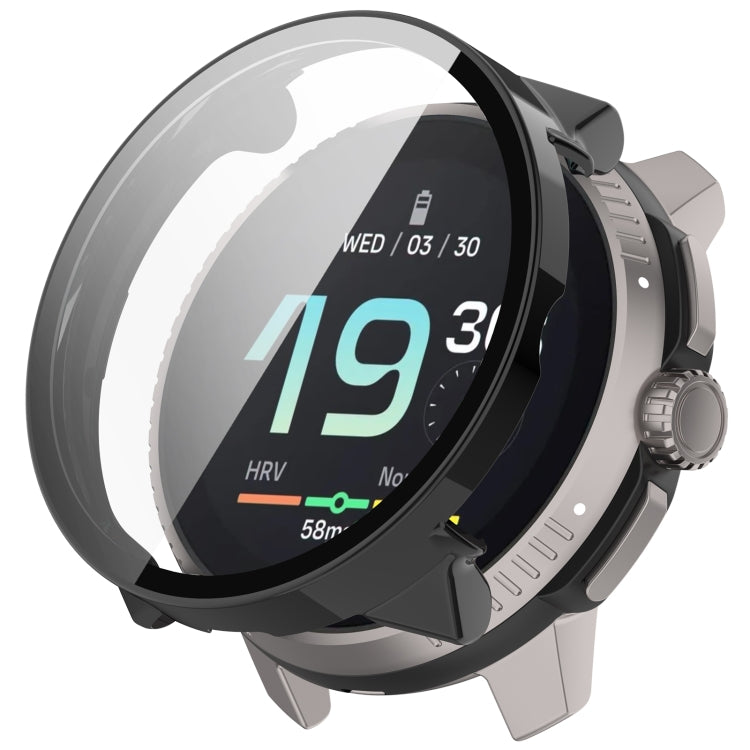 PC + Tempered Glass Film Integrated Watch Protective Case, For Suunto Race S