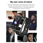 B7 Pro 1.5 inch 2 in 1 Bluetooth Earphone Silicone Strap Smart Watch, Support Heart Rate / Sleep Monitoring