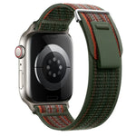Dual-Section Loop Nylon Watch Band, For Apple Watch SE 2023 44mm, For Apple Watch SE 2023 40mm