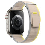 Dual-Section Loop Nylon Watch Band, For Apple Watch Ultra 2 49mm, For Apple Watch Series 9 45mm