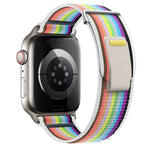 Dual-Section Loop Nylon Watch Band, For Apple Watch Series 8 41mm, For Apple Watch Series 8 45mm