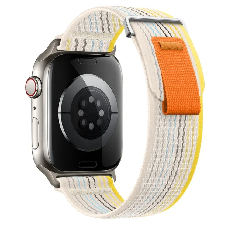 Dual-Section Loop Nylon Watch Band, For Apple Watch Series 8 41mm, For Apple Watch Series 8 45mm