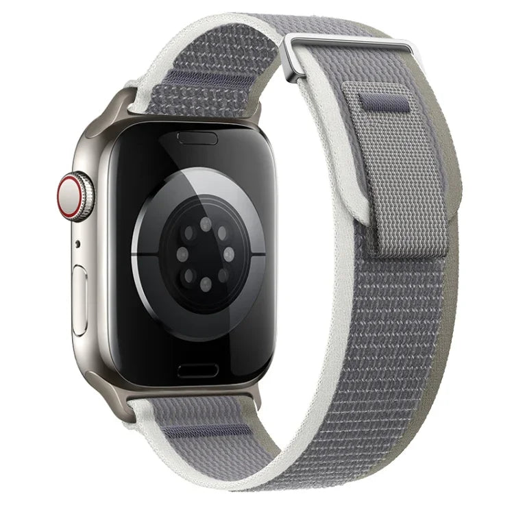 Dual-Section Loop Nylon Watch Band, For Apple Watch Series 8 41mm, For Apple Watch Series 8 45mm