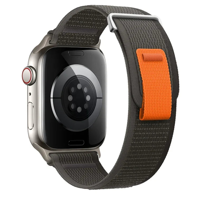 Dual-Section Loop Nylon Watch Band, For Apple Watch SE 2022 40mm, For Apple Watch SE 2022 44mm