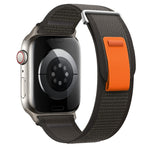 Dual-Section Loop Nylon Watch Band, For Apple Watch SE 2022 40mm, For Apple Watch SE 2022 44mm