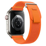 Dual-Section Loop Nylon Watch Band, For Apple Watch SE 2022 40mm, For Apple Watch SE 2022 44mm