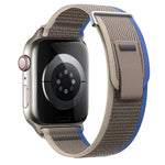 Dual-Section Loop Nylon Watch Band, For Apple Watch SE 2022 40mm, For Apple Watch SE 2022 44mm
