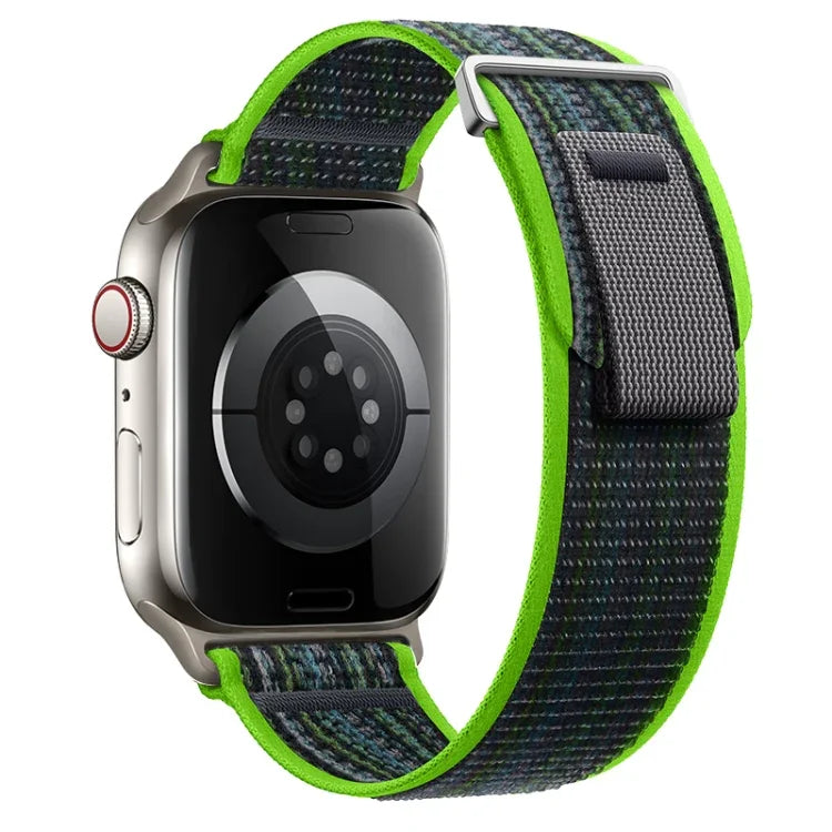 Dual-Section Loop Nylon Watch Band, For Apple Watch Series 7 41mm, For Apple Watch Series 7 45mm