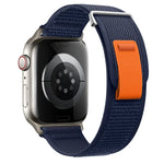 Dual-Section Loop Nylon Watch Band, For Apple Watch SE 40mm, For Apple Watch SE 44mm