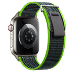 Dual-Section Loop Nylon Watch Band, For Apple Watch Series 6 40mm, For Apple Watch Series 6 44mm