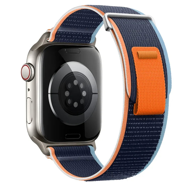 Dual-Section Loop Nylon Watch Band, For Apple Watch Series 6 40mm, For Apple Watch Series 6 44mm