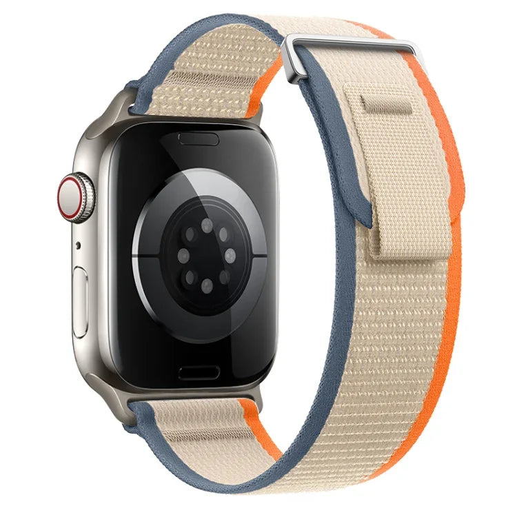Dual-Section Loop Nylon Watch Band, For Apple Watch Series 6 40mm, For Apple Watch Series 6 44mm