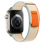 Dual-Section Loop Nylon Watch Band, For Apple Watch Series 5 44mm, For Apple Watch Series 5 40mm