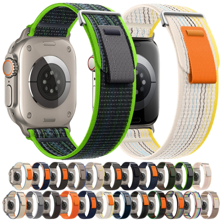 Dual-Section Loop Nylon Watch Band, For Apple Watch SE 2022 40mm, For Apple Watch SE 2022 44mm
