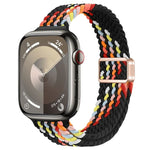 Slim Magnetic Buckle Nylon Braided Watch Band, For Apple Watch Ultra 2 49mm, For Apple Watch Series 9 45mm