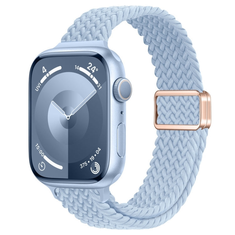 Slim Magnetic Buckle Nylon Braided Watch Band, For Apple Watch Series 8 41mm, For Apple Watch Series 8 45mm