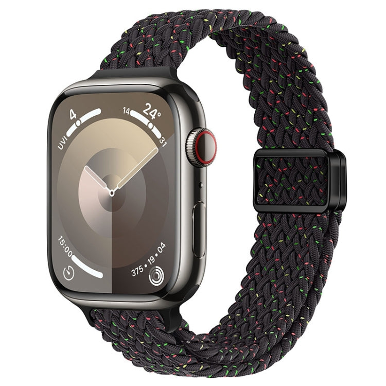 Slim Magnetic Buckle Nylon Braided Watch Band, For Apple Watch Series 8 41mm, For Apple Watch Series 8 45mm
