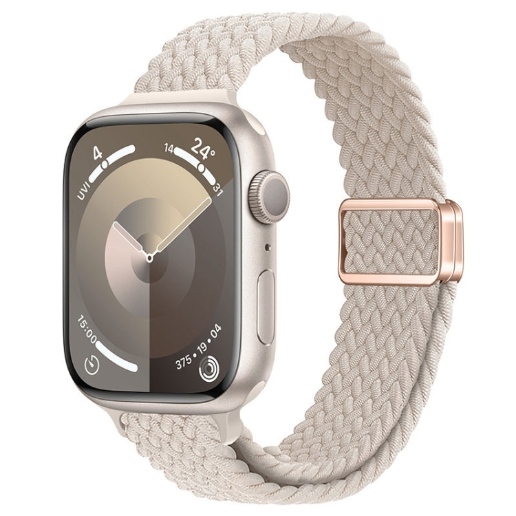 Slim Magnetic Buckle Nylon Braided Watch Band, For Apple Watch Series 8 41mm, For Apple Watch Series 8 45mm