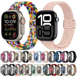 Slim Magnetic Buckle Nylon Braided Watch Band, For Apple Watch Ultra 2 49mm, For Apple Watch Series 9 45mm