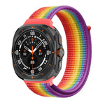Plastic Connector Nylon Loop Watch Band, For Samsung Galaxy Watch Ultra 47mm / Ultra 2025