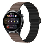 Two Color Magnetic Silicone Watch Band, 20mm
