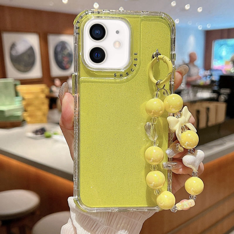 TPU + PC + Glitter Sequins Full Coverage Phone Case with Bracelet, For iPhone 14 Pro, For iPhone 14 Pro Max, For iPhone 6 / 7 / 8 / SE 2020, For iPhone 13 Pro Max, For iPhone 13 Pro, For iPhone 13, For iPhone 12 / 12 Pro, For iPhone 12 Pro Max         ...