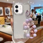 TPU + PC + Glitter Sequins Full Coverage Phone Case with Bracelet, For iPhone 14 Pro, For iPhone 14 Pro Max, For iPhone 6 / 7 / 8 / SE 2020, For iPhone 13 Pro Max, For iPhone 13 Pro, For iPhone 13, For iPhone 12 / 12 Pro, For iPhone 12 Pro Max         ...
