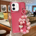 TPU + PC + Glitter Sequins Full Coverage Phone Case with Bracelet, For iPhone 14 Pro, For iPhone 14 Pro Max, For iPhone 6 / 7 / 8 / SE 2020, For iPhone 13 Pro Max, For iPhone 13 Pro, For iPhone 13, For iPhone 12 / 12 Pro, For iPhone 12 Pro Max         ...