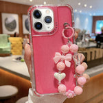 TPU + PC + Glitter Sequins Full Coverage Phone Case with Bracelet, For iPhone 14 Pro, For iPhone 14 Pro Max, For iPhone 6 / 7 / 8 / SE 2020, For iPhone 13 Pro Max, For iPhone 13 Pro, For iPhone 13, For iPhone 12 / 12 Pro, For iPhone 12 Pro Max         ...