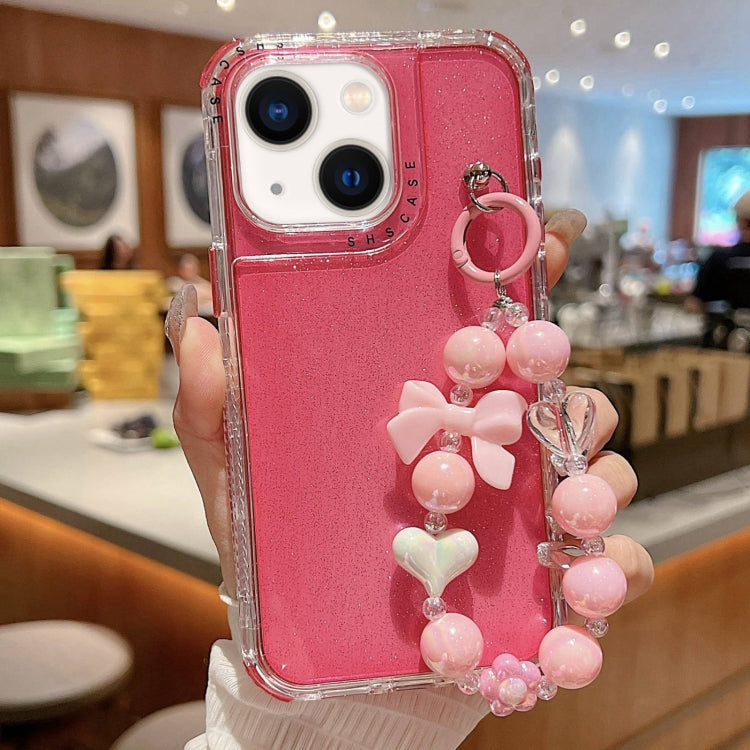 TPU + PC + Glitter Sequins Full Coverage Phone Case with Bracelet, For iPhone 14 Pro, For iPhone 14 Pro Max, For iPhone 6 / 7 / 8 / SE 2020, For iPhone 13 Pro Max, For iPhone 13 Pro, For iPhone 13, For iPhone 12 / 12 Pro, For iPhone 12 Pro Max         ...