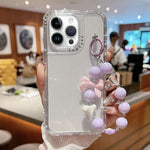 TPU + PC + Glitter Sequins Full Coverage Phone Case with Bracelet, For iPhone 14 Pro, For iPhone 14 Pro Max, For iPhone 6 / 7 / 8 / SE 2020, For iPhone 13 Pro Max, For iPhone 13 Pro, For iPhone 13, For iPhone 12 / 12 Pro, For iPhone 12 Pro Max         ...