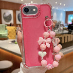 TPU + PC + Glitter Sequins Full Coverage Phone Case with Bracelet, For iPhone 14 Pro, For iPhone 14 Pro Max, For iPhone 6 / 7 / 8 / SE 2020, For iPhone 13 Pro Max, For iPhone 13 Pro, For iPhone 13, For iPhone 12 / 12 Pro, For iPhone 12 Pro Max         ...